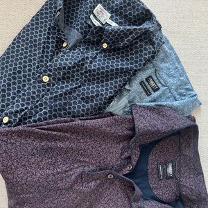 FAHERTY 3-Pack Men's Casual Button Down Shirts XXL